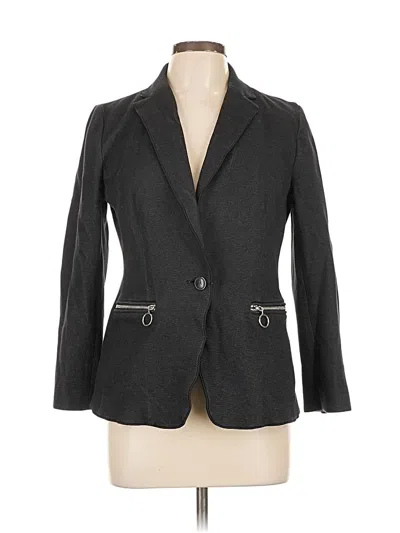 Pre-owned Ann Taylor Blazer Jacket In Gray