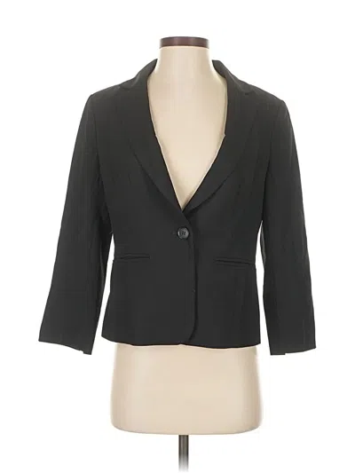 Pre-owned Ann Taylor Blazer Jacket In Gray