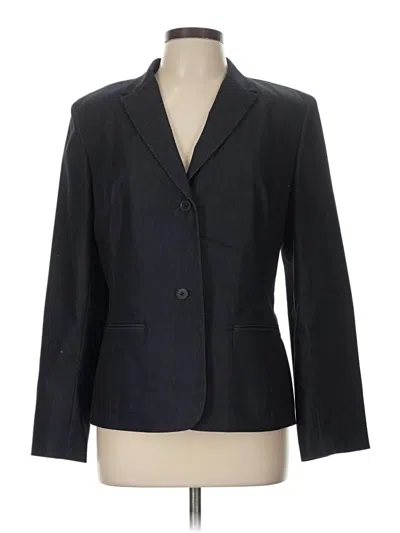 Pre-owned Ann Taylor Blazer Jacket In Gray