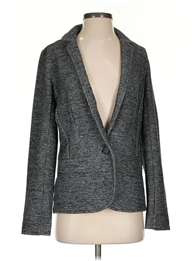 Pre-owned Ann Taylor Blazer Jacket In Gray