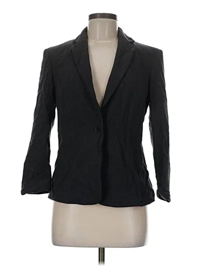 Pre-owned Ann Taylor Blazer Jacket In Gray