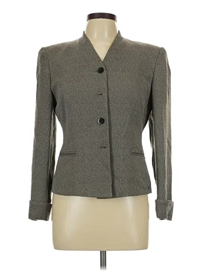 Pre-owned Ann Taylor Blazer Jacket In Gray