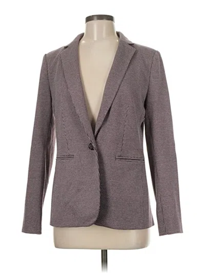 Pre-owned Ann Taylor Blazer Jacket In Gray