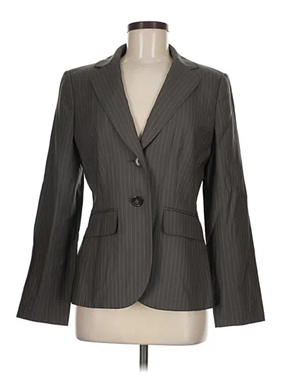 Pre-owned Ann Taylor Blazer Jacket In Gray