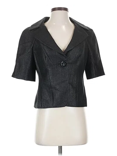 Pre-owned Ann Taylor Blazer Jacket In Gray