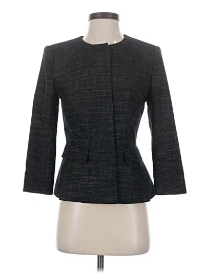 Pre-owned Ann Taylor Blazer Jacket In Gray