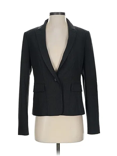 Pre-owned Ann Taylor Blazer Jacket In Gray