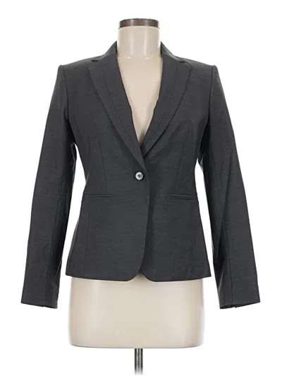 Pre-owned Ann Taylor Blazer Jacket In Gray