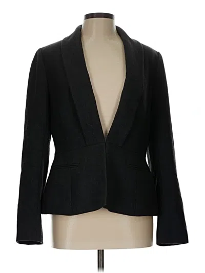Pre-owned Ann Taylor Blazer Jacket In Gray
