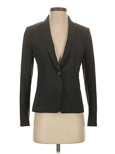 Pre-owned Ann Taylor Blazer Jacket In Gray
