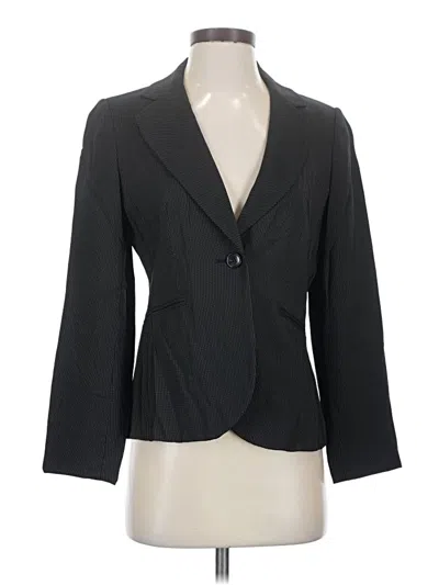 Pre-owned Ann Taylor Blazer Jacket In Gray