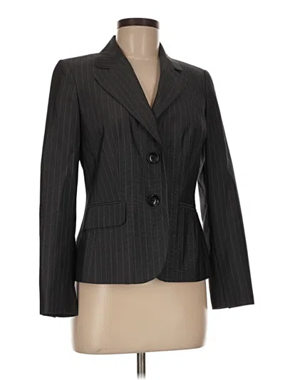 Pre-owned Ann Taylor Blazer Jacket In Gray