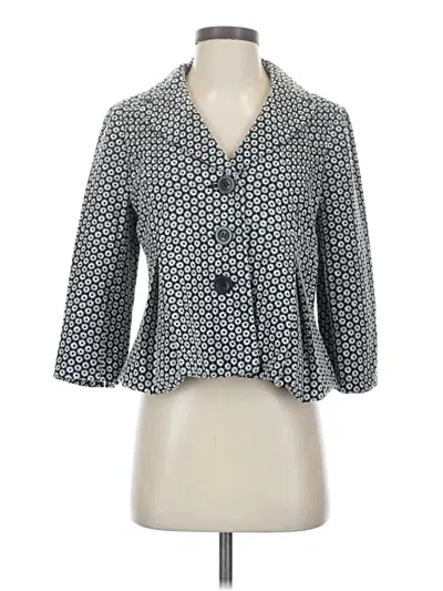 Pre-owned Ann Taylor Blazer Jacket In Gray