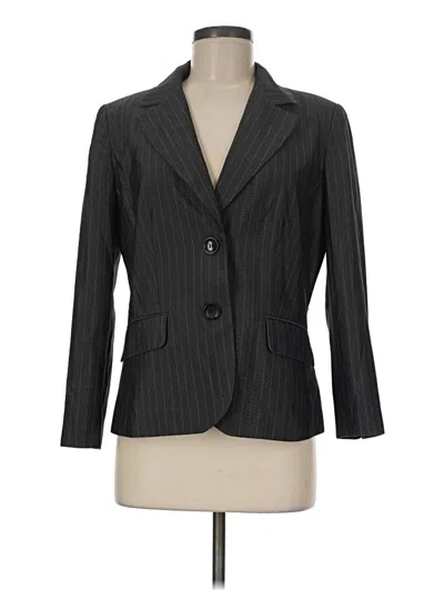 Pre-owned Ann Taylor Blazer Jacket In Gray