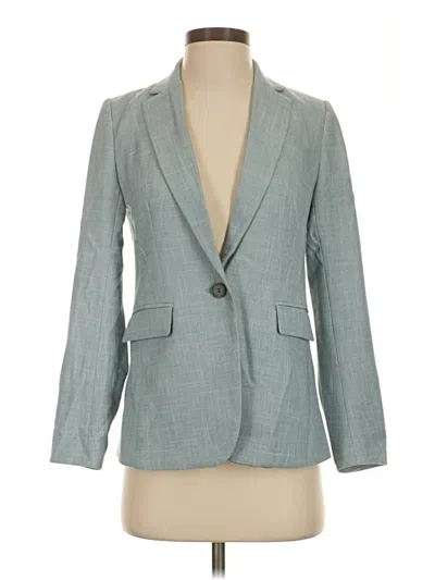 Pre-owned Ann Taylor Blazer Jacket In Gray
