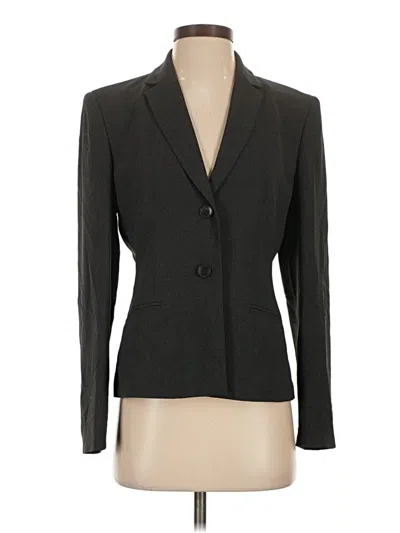 Pre-owned Ann Taylor Blazer Jacket In Gray
