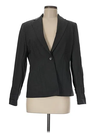 Pre-owned Ann Taylor Blazer Jacket In Gray