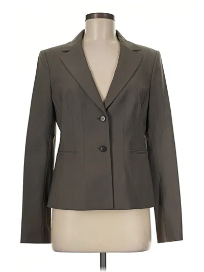 Pre-owned Ann Taylor Blazer Jacket In Gray