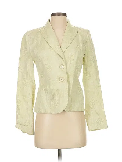 Pre-owned Ann Taylor Blazer Jacket In Green