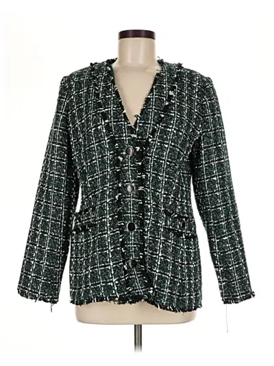 Pre-owned Ann Taylor Blazer Jacket In Green