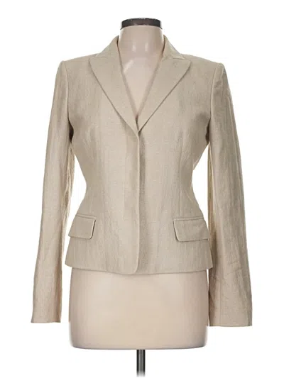 Pre-owned Ann Taylor Blazer Jacket In Ivory