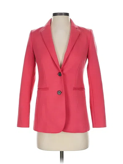 Pre-owned Ann Taylor Blazer Jacket In Pink