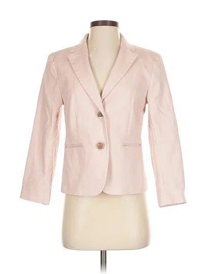 Pre-owned Ann Taylor Blazer Jacket In Pink