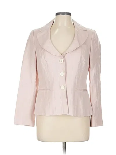 Pre-owned Ann Taylor Blazer Jacket In Pink