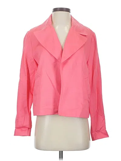 Pre-owned Ann Taylor Blazer Jacket In Pink