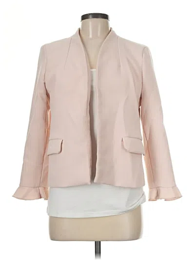 Pre-owned Ann Taylor Blazer Jacket In Pink