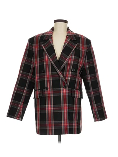 Pre-owned Ann Taylor Blazer Jacket In Red
