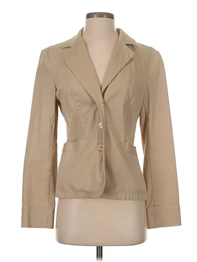 Pre-owned Ann Taylor Blazer Jacket In Tan