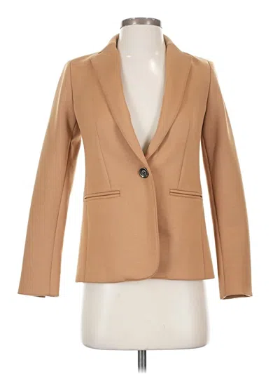Pre-owned Ann Taylor Blazer Jacket In Tan