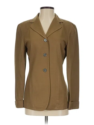 Pre-owned Ann Taylor Blazer Jacket In Tan