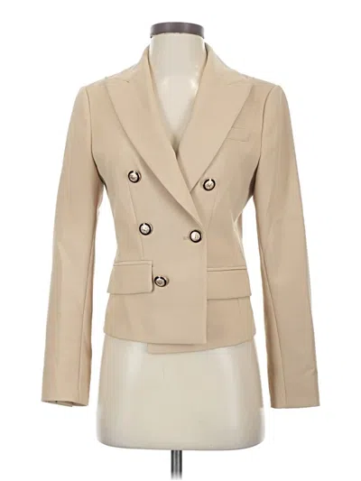 Pre-owned Ann Taylor Blazer Jacket In Tan