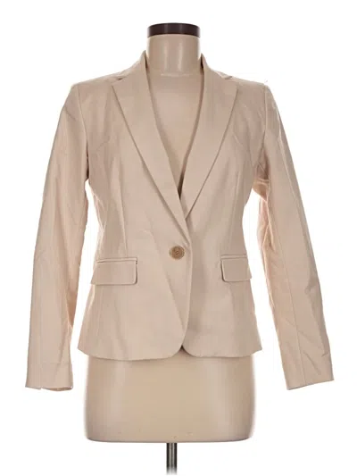Pre-owned Ann Taylor Blazer Jacket In Tan