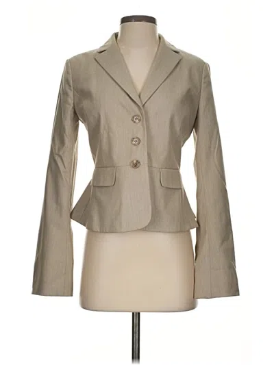 Pre-owned Ann Taylor Blazer Jacket In Tan