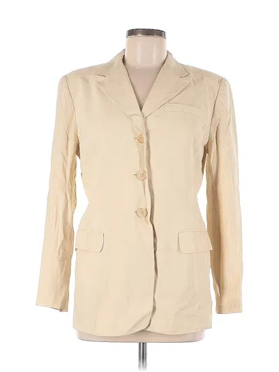 Pre-owned Ann Taylor Blazer Jacket In White