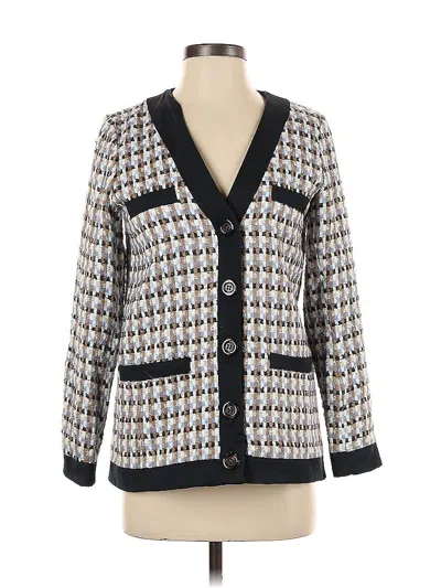 Pre-owned Ann Taylor Blazer Jacket In White