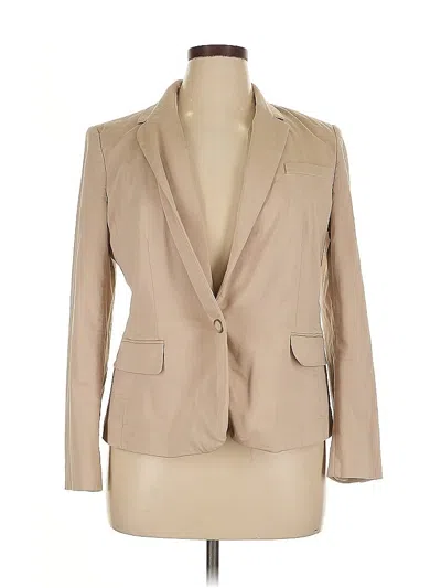 Pre-owned Ann Taylor Blazer Jacket In White