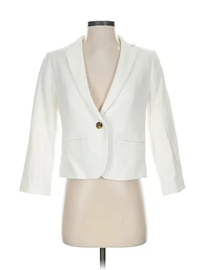 Ann Taylor Blazer Jacket In White