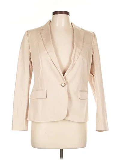 Pre-owned Ann Taylor Blazer Jacket In White