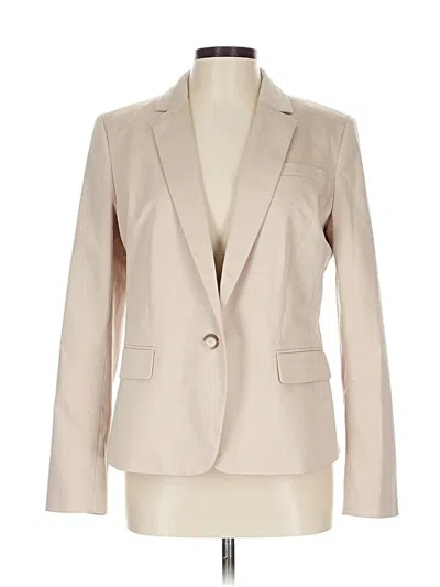 Pre-owned Ann Taylor Blazer Jacket In White