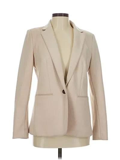 Pre-owned Ann Taylor Blazer Jacket In White