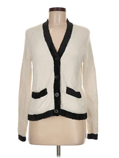 Pre-owned Ann Taylor Blazer Jacket In White