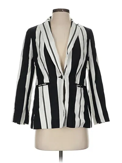 Pre-owned Ann Taylor Blazer Jacket In White