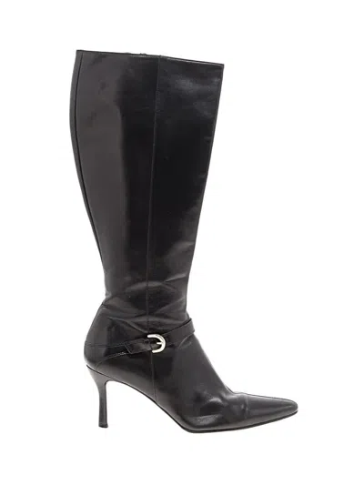 Pre-owned Ann Taylor Boots In Black