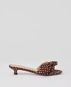 Ann Taylor Bow Kitten Heel Sandals