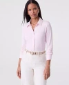 Ann Taylor Button Down Shirt In Pink