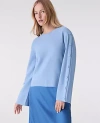 Ann Taylor Button Ribbed  Sweater